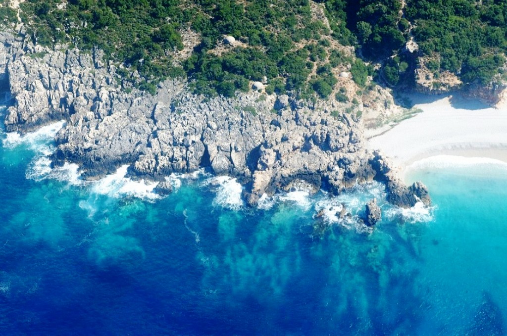 THIS IS SARANDA BEACH IN SOUTHERN ALBANIA...